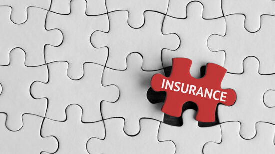Insurance, Puzzle concept.